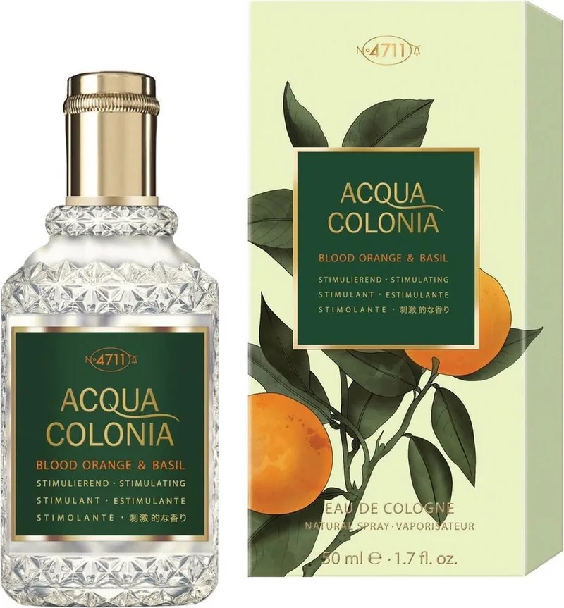 Acqua Colonia Blood Orange & Basil - Eau De Cologne von 4711 in 50 ml – Produktfoto