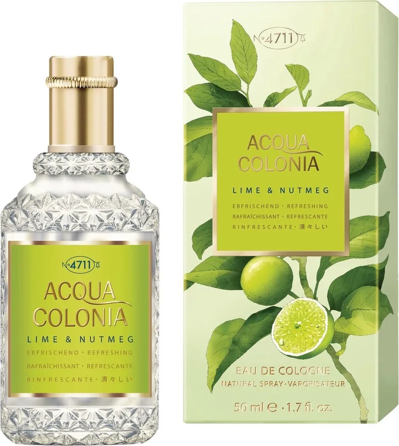 Acqua Colonia Lime en Nutmeg - Eau De Cologne de 4711 en 50 ml – photo du produit