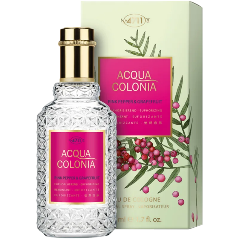 ACQUA COLONIA PINK PEPPER & GRAPEFRUIT EDC fra 4711 i 50 ml – produktbillede 3 af 3