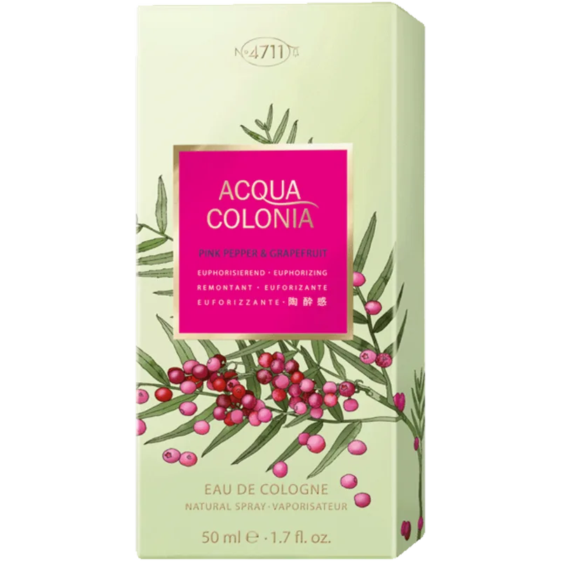 ACQUA COLONIA PINK PEPPER & GRAPEFRUIT EDC fra 4711 i 50 ml – produktbillede 2 af 3
