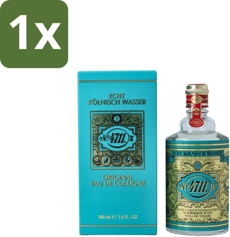 Eau de Cologne – Molanus Fles – 1 stuk de 4711 en 100 ml – photo du produit