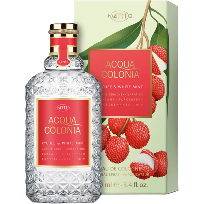 Lychee y White Mint Eau De Cologne Spray de 4711 en 100 ml – photo du produit 3 sur 3