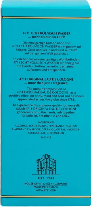 Original - Eau De Cologne by 4711 in 150 ml – product photo 3 of 3