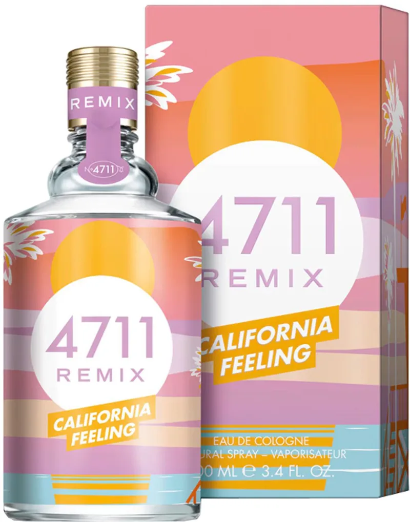 Remix California Feeling Eau De Cologne Spray von 4711 in 100 ml – Produktfoto 1 von 5