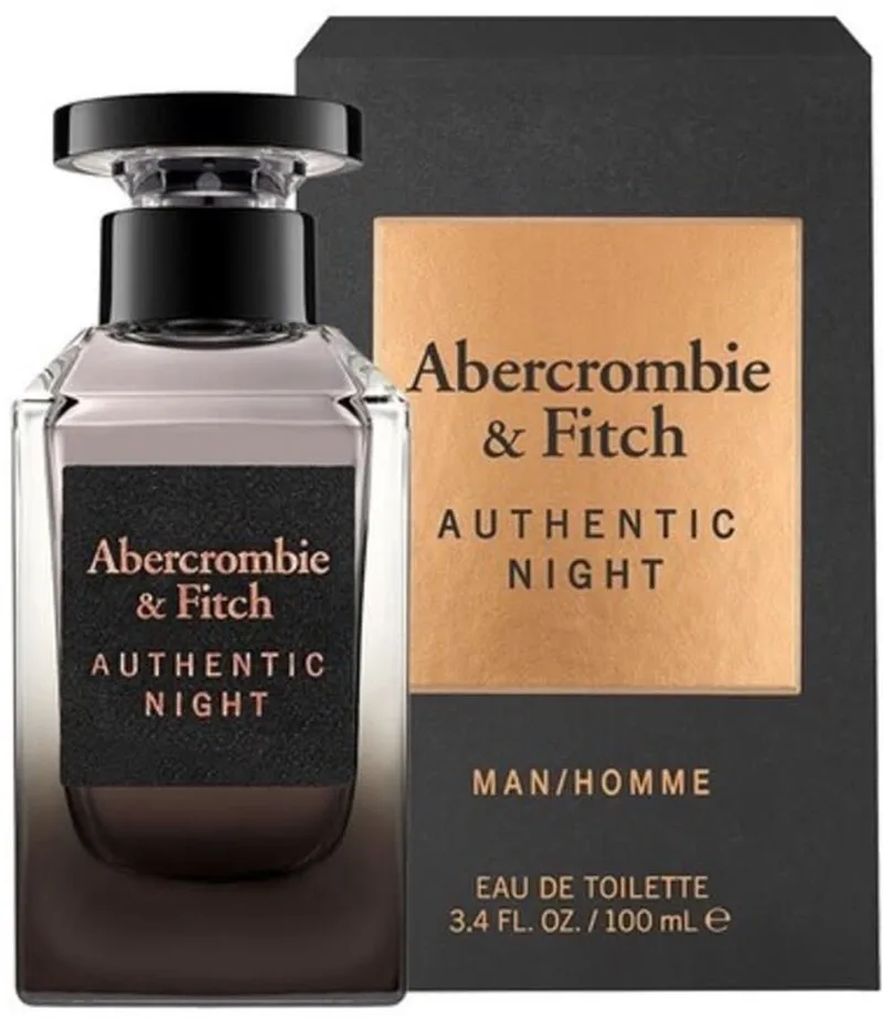 Authentic Night Eau de Toilette Spray von Abercrombie & Fitch in 100 ml – Produktfoto