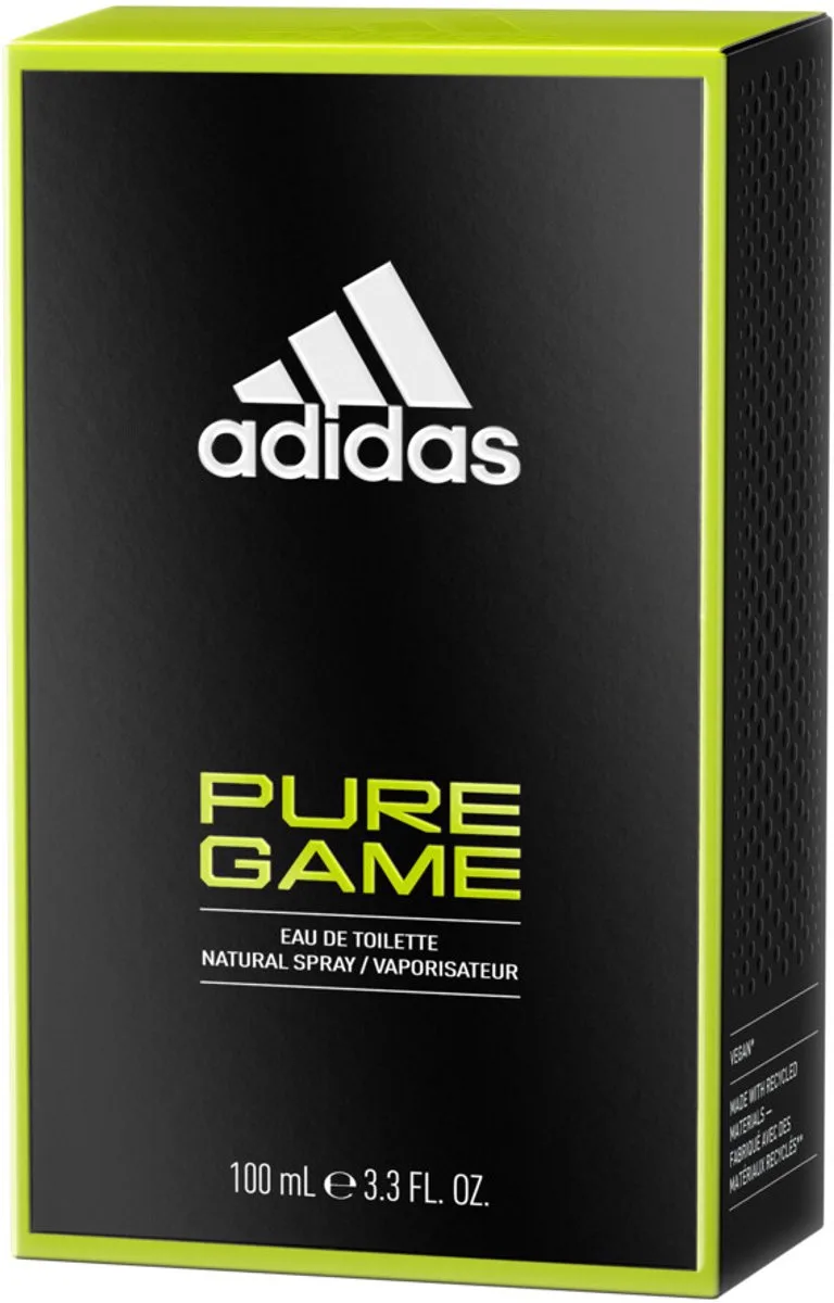 Eau de Toilette Pure Game de Adidas en 100 ml – photo du produit