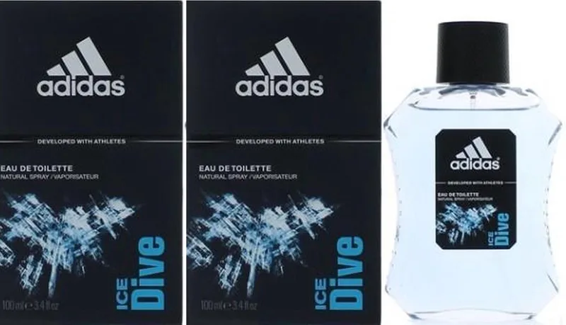 Ice Dive - Eau de toilette - 2 x 100 ml fra Adidas – produktbillede