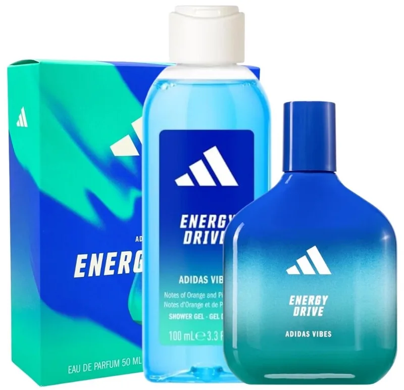 VIBES ENERGY DRIVE GESCHENKSET EAU DE PARFUM 50 ML + DOUCHEGEL 100 ML fra Adidas – produktbillede