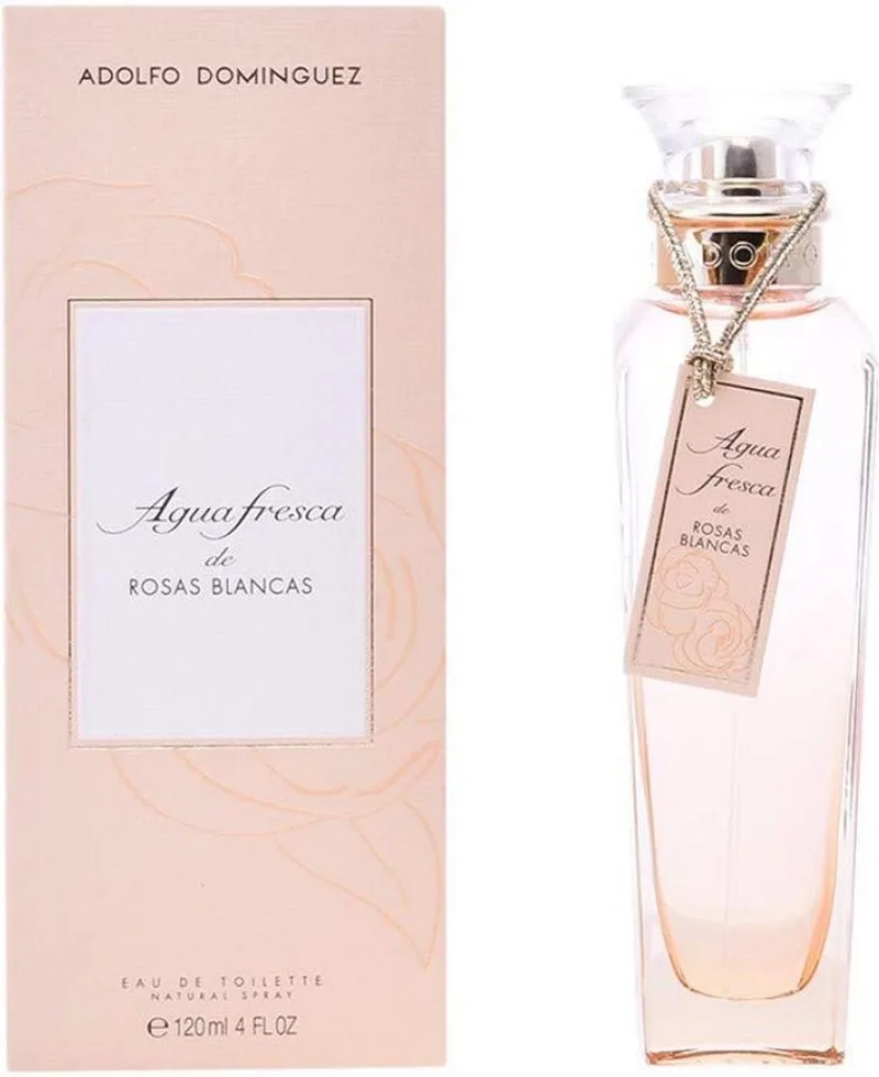 Agua Fresca de Rosas Blancas - Eau de toilette von Adolfo Dominguez in 120 ml – Produktfoto