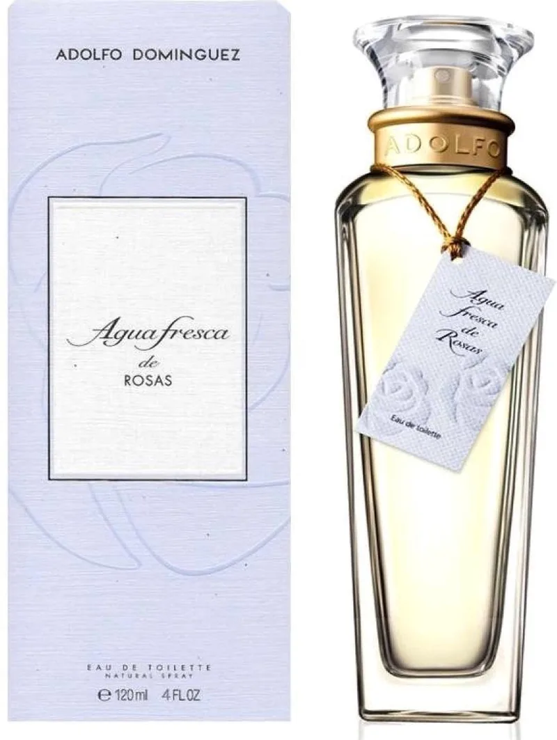 Agua Fresca de Rosas - Eau de Toilette von Adolfo Dominguez in 120 ml – Produktfoto