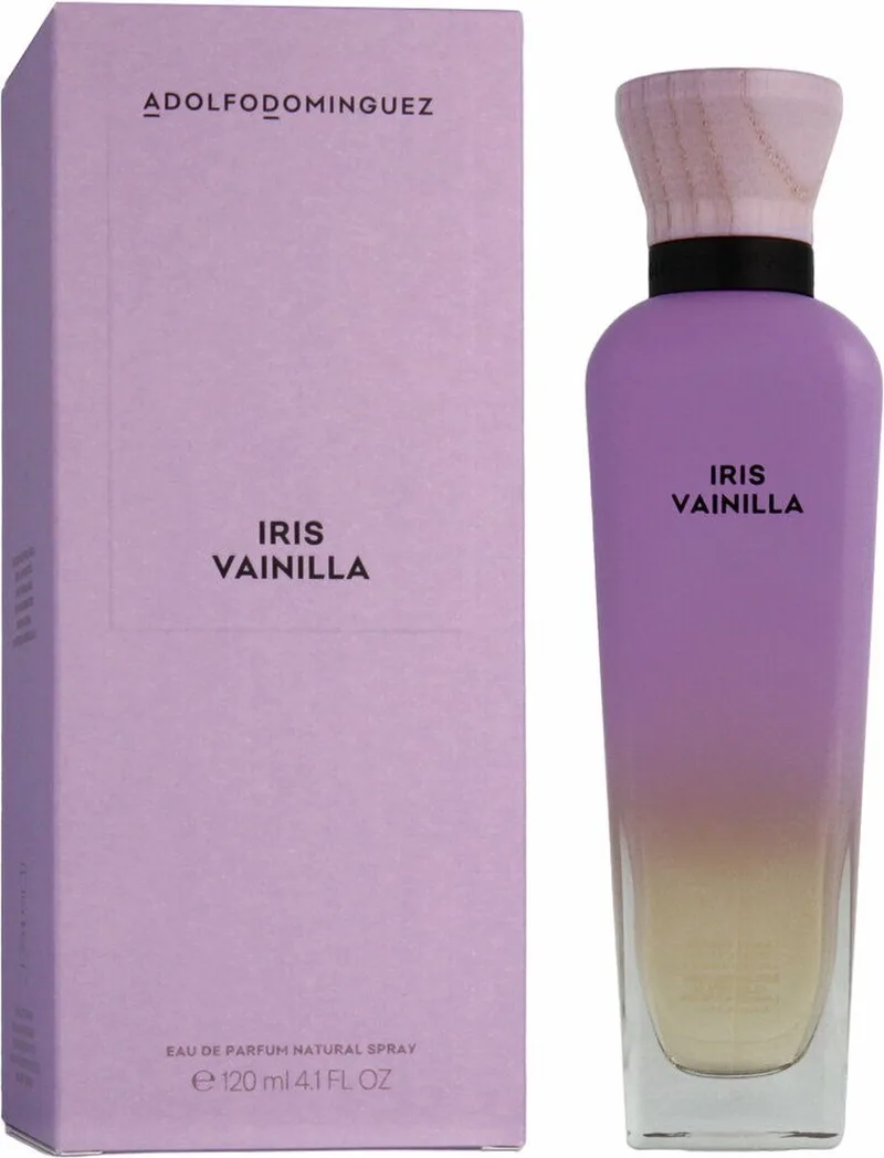 Damesparfum Adolfo Dominguez Iris Vainilla EDP Iris Vainilla de Adolfo Dominguez en 120 ml – photo du produit