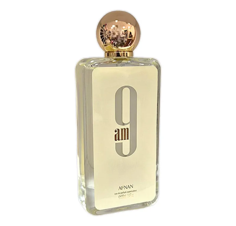 Duft-Set 9 AM Eau de Parfum 100ml + Parfümzerstäuber (leer) Set van Afnan – productfoto
