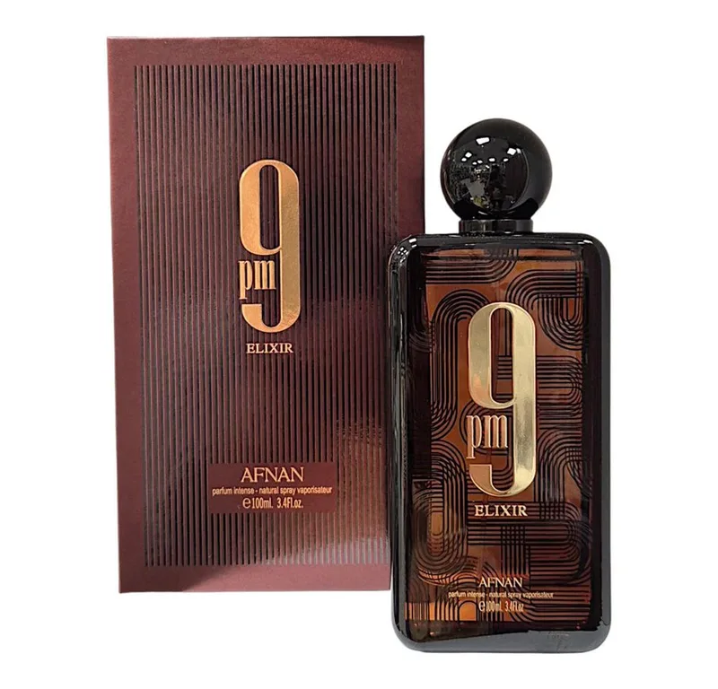 Duft-Set 9 PM Elixir EDP 100 ml + Parfümzerstäuber (leer) Set, 1-tlg. van Afnan – productfoto 2 van 4