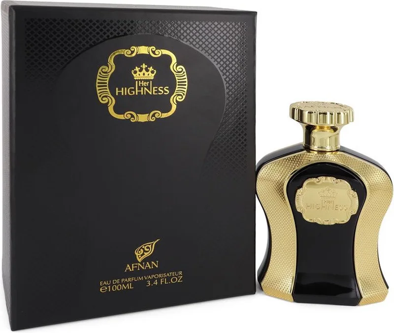 Her Highness Black eau de parfum spray von Afnan in 100 ml – Produktfoto