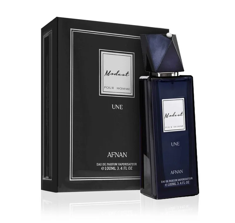 Modest Une Pour Homme eau de parfum spray voor heren fra Afnan i 100 ml – produktbillede 2 af 3