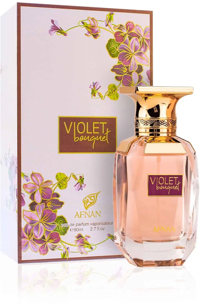 Violet Bouquet eau de parfum spray von Afnan in 80 ml – Produktfoto