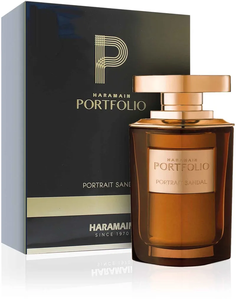 Al Haramain Portfolio Portrait Sandal eau de parfum spray (unisex) von Al Haramain in 75 ml – Produktfoto