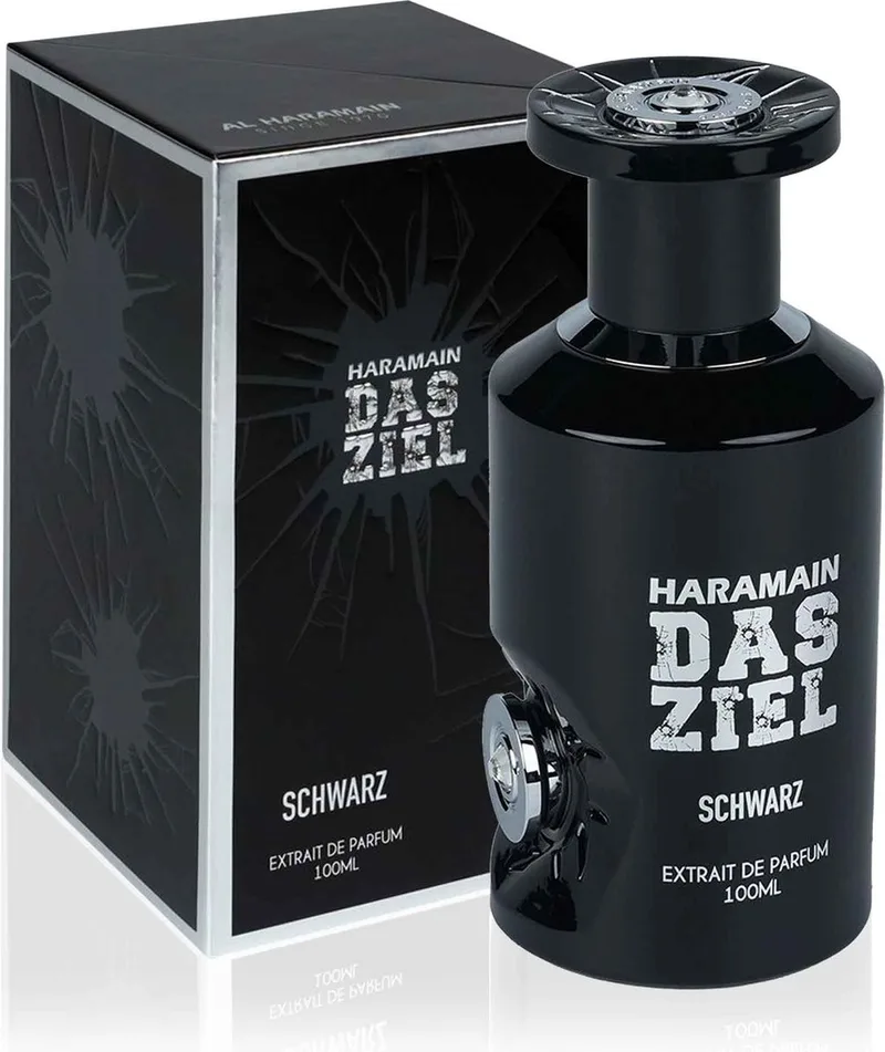 Das Ziel Schwarz Extrait De Parfum von Al Haramain – Produktfoto