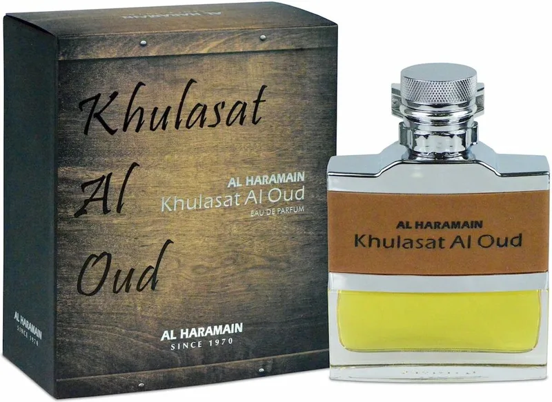 Herenparfum Al Haramain EDP Khulasat Al Oud fra Al Haramain i 100 ml – produktbillede