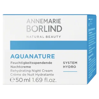Aquanature Rehydrating Night Cream - hydraterende nachtcrème by Annemarie Börlind in 50 ml – product photo 2 of 2