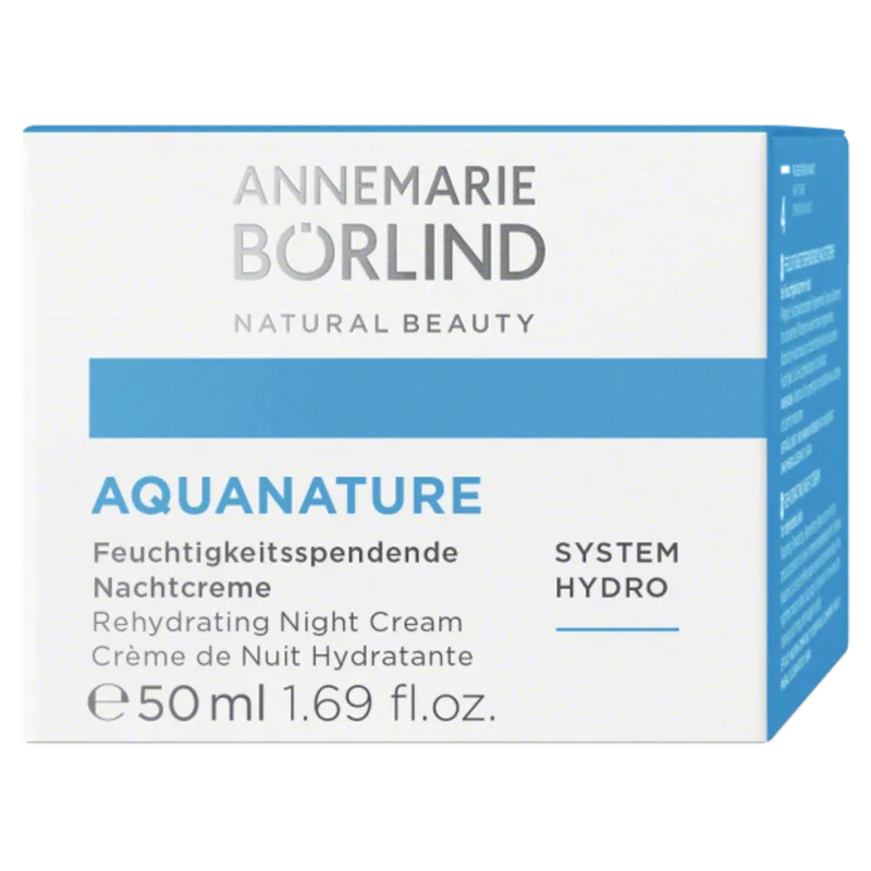 Aquanature Rehydrating Night Cream - hydraterende nachtcrème by Annemarie Börlind in 50 ml – product photo 2 of 2