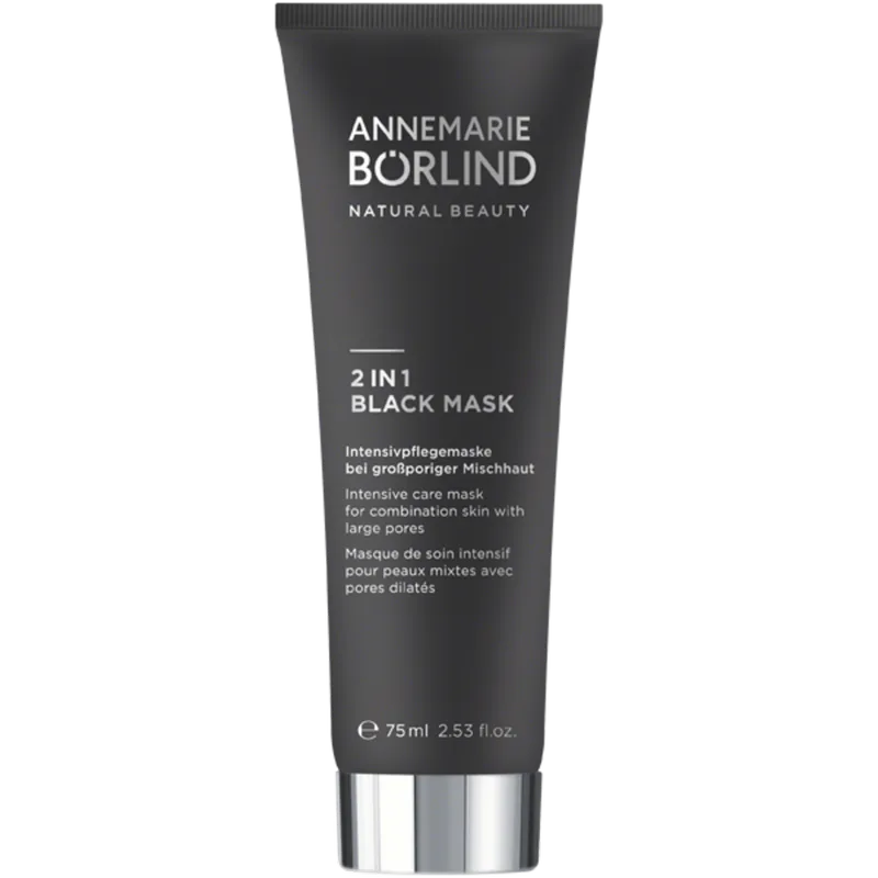Masker Black skin en pore fra Annemarie Börlind i Sort, 75 ml – produktbillede 2 af 3