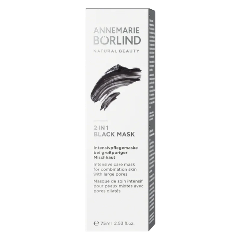 Masker Black skin en pore fra Annemarie Börlind i Sort, 75 ml – produktbillede 3 af 3
