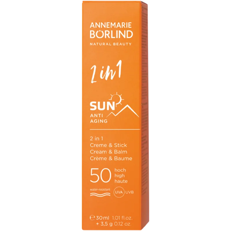 Sun Anti-Aging 2 in 1 Sun Cream & Balm SPF 50 - 3,5g by Annemarie Börlind in 30 ml – product photo 2 of 2