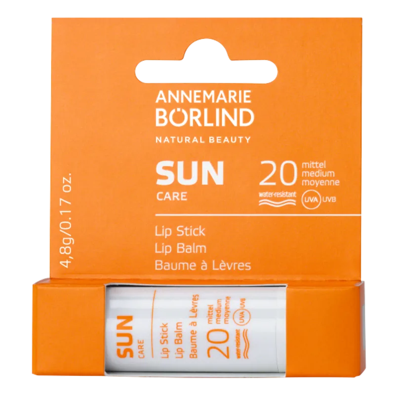 Sun Lipstick SPF 20 van Annemarie Börlind in Transparant – productfoto 2 van 3