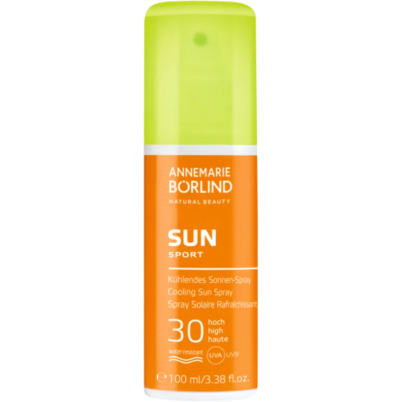 Sun Sport Cooling Zonnespray SPF 30 - Zonnebrand fra Annemarie Börlind i 100 ml – produktbillede 2 af 3