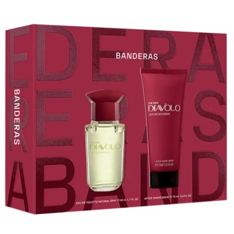 Diavolo For Men Gift Set – EDT 50 ml + After Shave Balm 75 ml de Antonio Banderas – photo du produit
