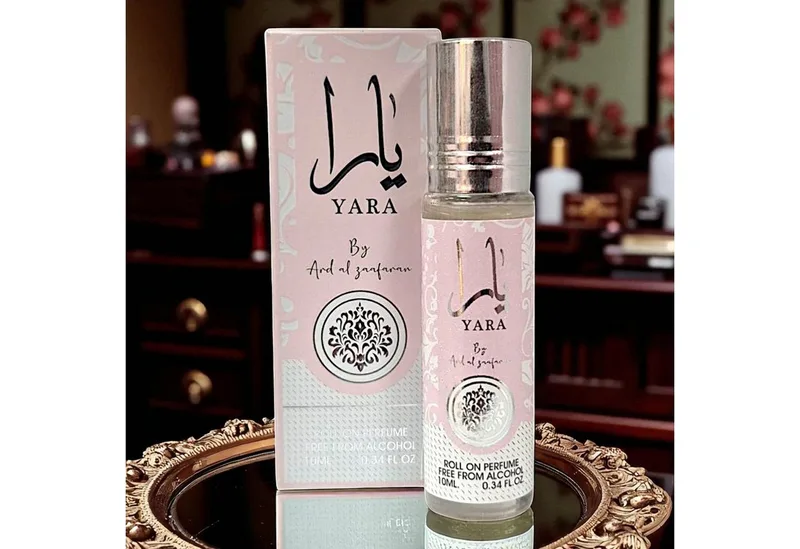 Duft-Set Yara Parfümöl Orientalischer Roll-On Duftöl 10ml + Roll-On 1er Pack fra Ard Al Zaafaran – produktbillede 3 af 5