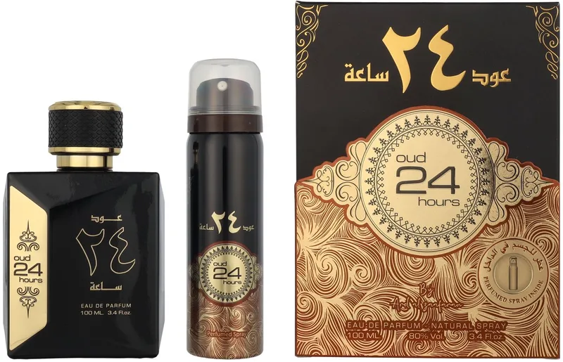 Oud 24 Hours Giftset 150 ml - Edp Spray 100ml/Deo Spray 50ml de Ard Al Zaafaran – photo du produit