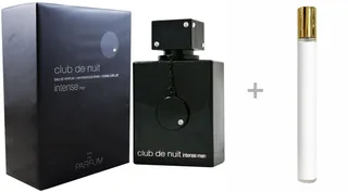 Duft-Set Club de Nuit Intense Man Eau de Parfum (EDP) Herren Spray, Rauchig-fruchtiger Duft mit Patchouli, Zitrone, Ananas und Birke von Armaf – Produktfoto 2 von 2