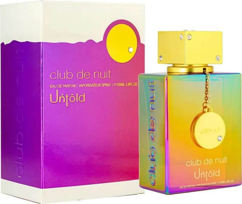 Duft-Set Club de Nuit Untold Eau de Parfum (EDP) Damen Herren Spray, Süß-holziger Duft mit Safran, Jasmin und Zedernholz fra Armaf – produktbillede 1 af 2