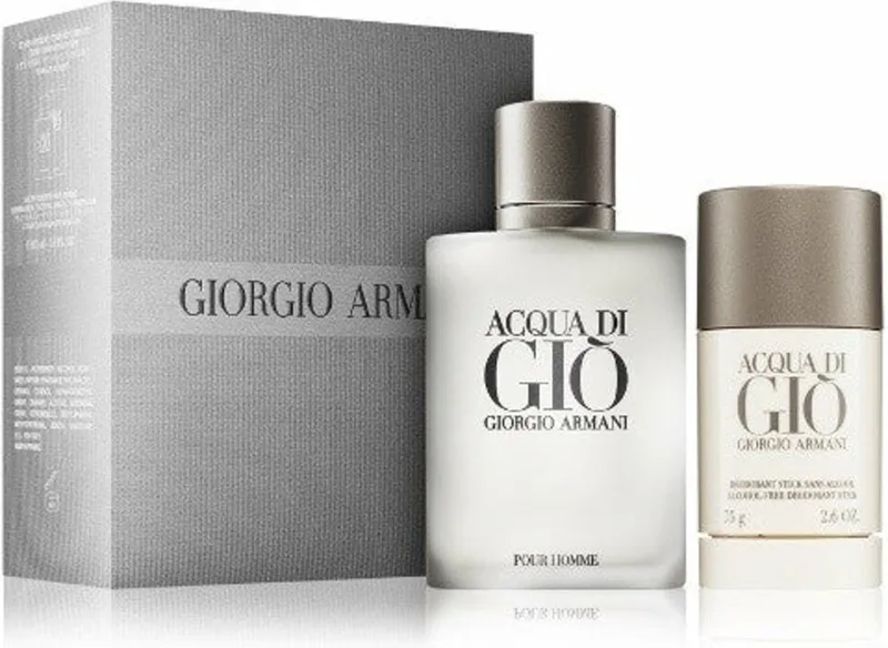 Acqua Di Gio Geschenkset - Eau de Toilette + Deodorant de Giorgio Armani – photo du produit