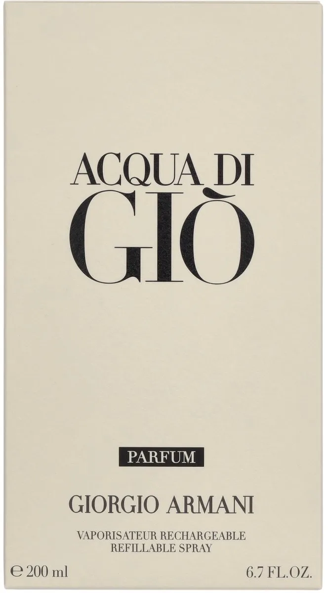 Acqua Di Gio Homme Le Parfum spray fra Giorgio Armani i 200 ml – produktbillede 1 af 3