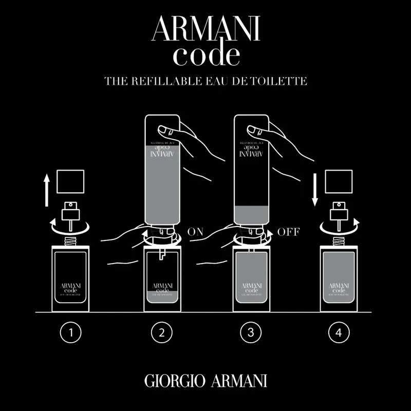 Code Eau de Toilette - Herenparfum fra Giorgio Armani i 125 ml – produktbillede 4 af 5