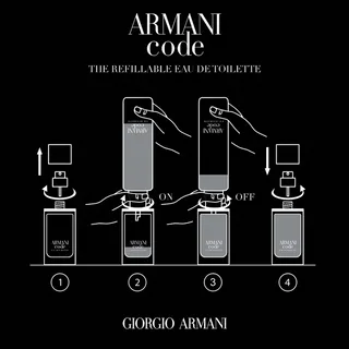 Code Homme Refill Eau de Toilette van Giorgio Armani in 150 ml – productfoto 5 van 5