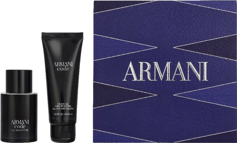 Code Pour Homme Giftset 125 ml - Edt Spray 50ml/Shower Gel 75ml van Giorgio Armani – productfoto