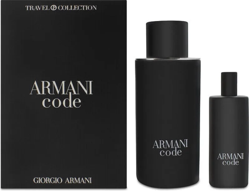 Code Pour Homme Giftset 140 ml - Edt Spray 125ml/Edt Spray 15ml von Giorgio Armani – Produktfoto