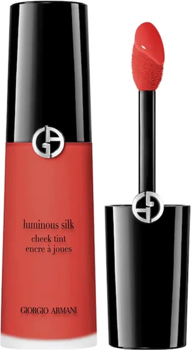 Luminous Silk Cheek Tint 41 Flaming Red - 12 ml - liquid blush van Giorgio Armani in 41 Flaming Red – productfoto