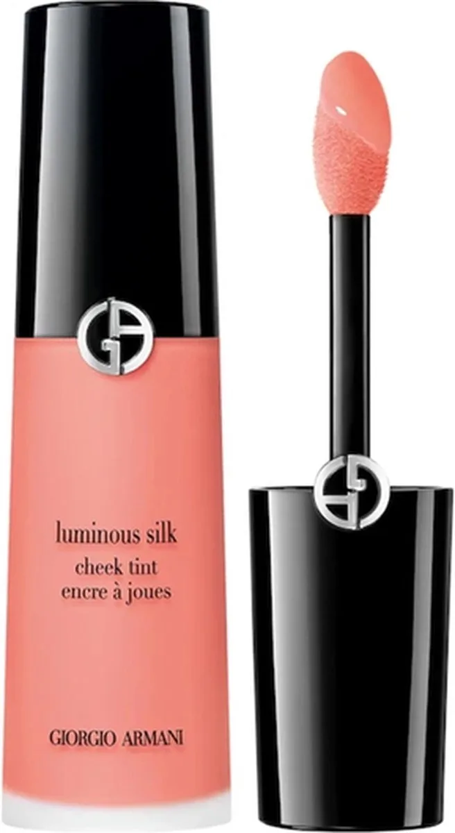 Luminous Silk Cheek Tint 50.5 Rosy Peach - 12 ml - liquid blush fra Giorgio Armani i 50.5 Rosy Peach – produktbillede