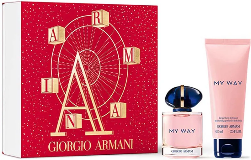My Way Giftset - 30 ml eau de parfum spray + 75 ml bodylotion - cadeauset voor dames fra Giorgio Armani – produktbillede