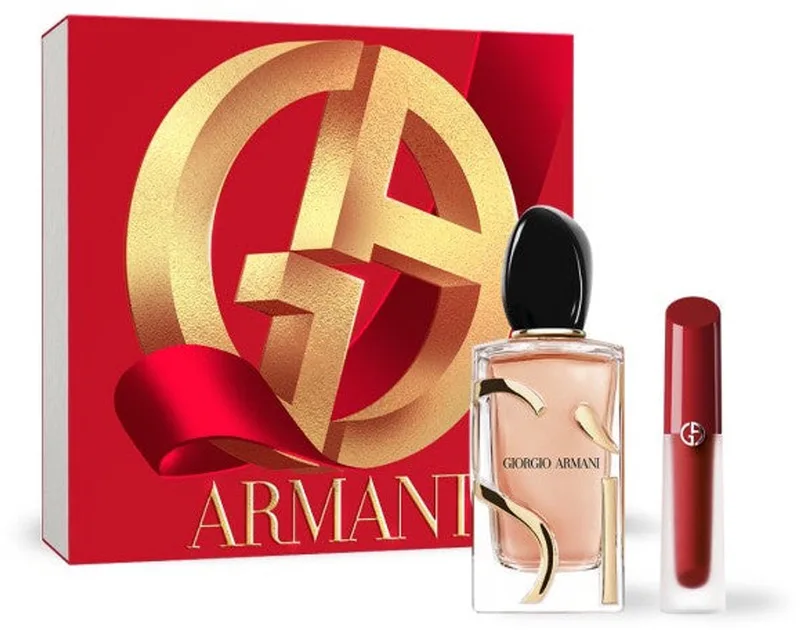 Si Intense 100ml Eau de Parfum & Lip Maestro Satin 12 4ml de Giorgio Armani – photo du produit