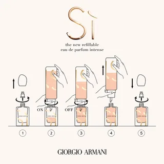 Si Intense Navulbare Eau De Parfum von Giorgio Armani in 100 ml – Produktfoto 3 von 5