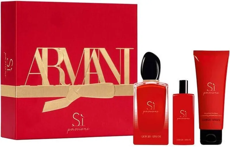 Si Passione Intense Edp + Mini +Bodylotion - Armani set von Giorgio Armani in 100 ml – Produktfoto