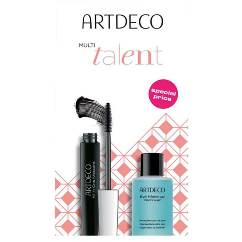 All in One Mascara & Remover Set = All in One Mascara 10 ml + Eye Make-Up Remover 50 ml von ARTDECO – Produktfoto