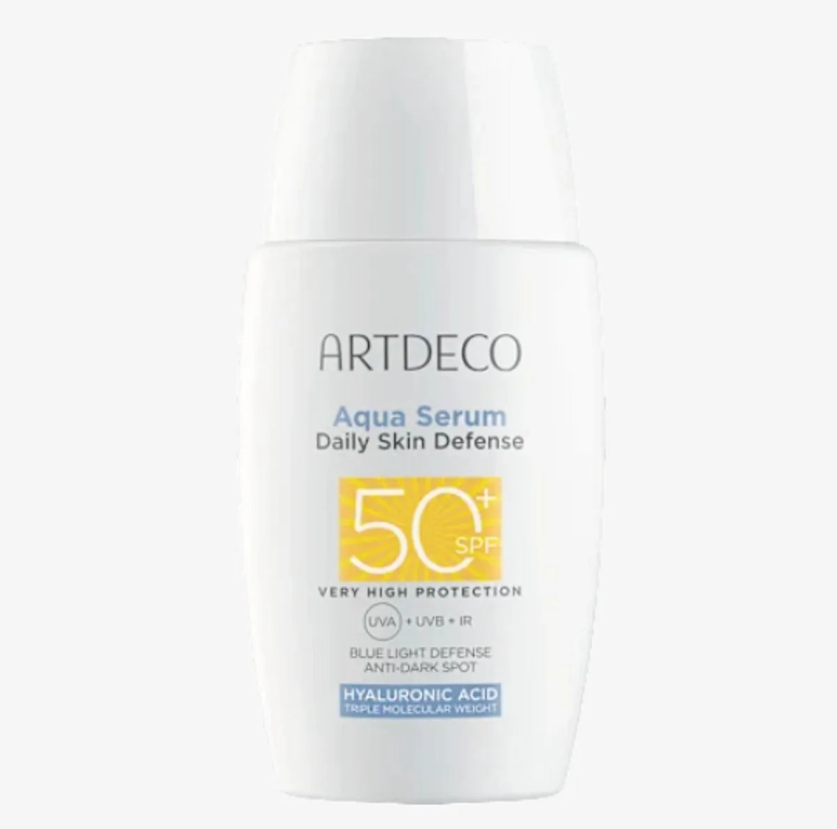 Aqua Serum - Daily Skin Defense - SPF 50+ UVA & UVB & IR - Blue light defense anti-dark spot by ARTDECO in 40 ml – product photo