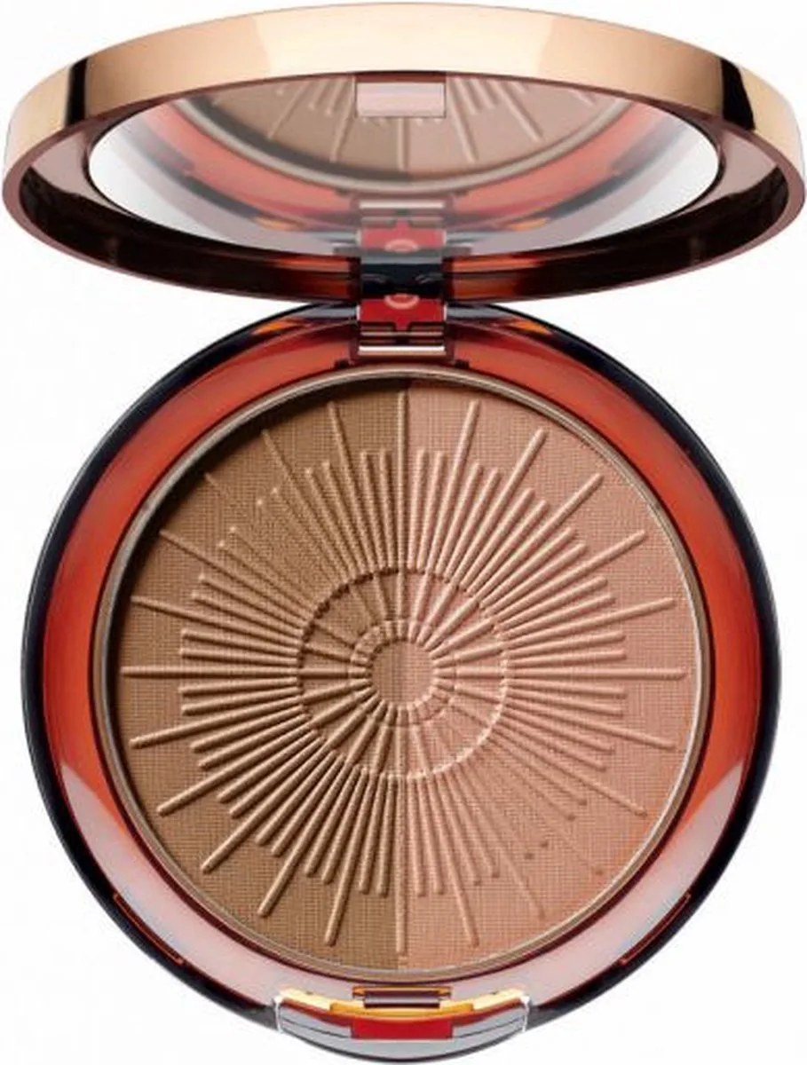 Bronzing Powder Compact Long-lasting gezichtspoeder 10 Beach club 8 g fra ARTDECO i Beach clubBruin – produktbillede